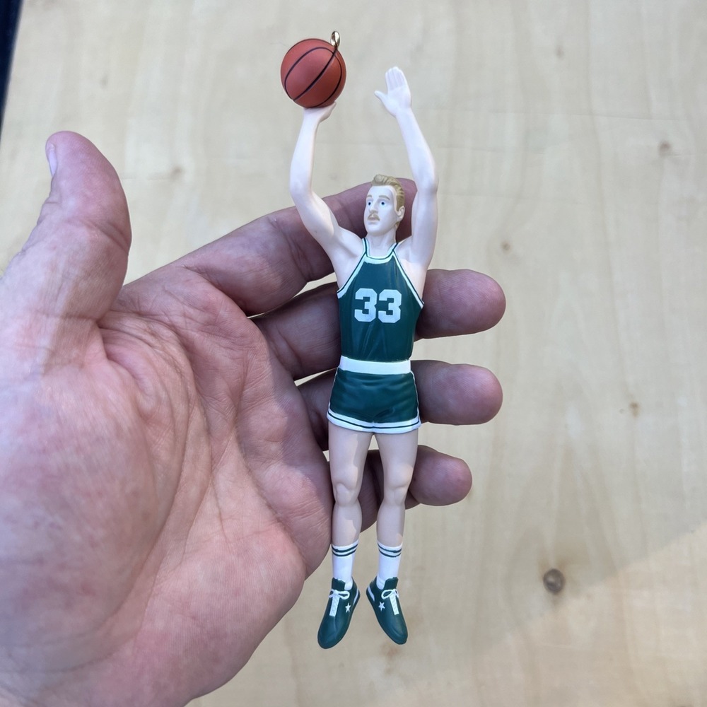 Hallmark Keepsake Christmas Ornament Larry Bird Boston Celtics No Box Free Ship